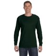 thumbnail image 1 of Gildan T-Shirt à Manches Longues en Coton Épais 5.3 oz. Vert Forêt Petit, 1 of 1
