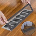 thumbnail image 2 of AMERTEER 4PCS floor register Ventilation cover rectangular hole screen 9.8 ”Black Magnetic Network Electric Covers Direct Practical Air Ventilation Cover, 2 of 9