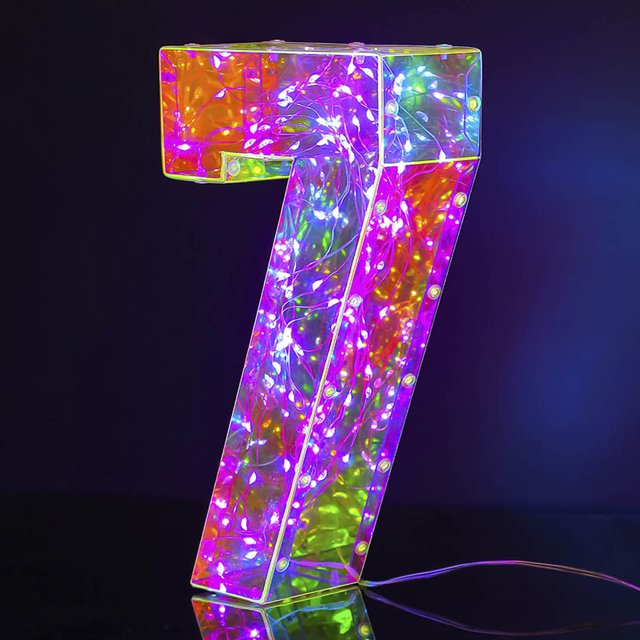 TIMIFIS Valentines Day Decor Valentine's Day 100 Lamp Beads Creative LED Luminous Alphabet Numbers Decorative Lights Holiday Decorative Lights Wedding Birthday Party