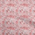 thumbnail image 1 of oneOone Rayon Light Pink Fabric Abstract Floral Dress Material Fabric Print Fabric By The Yard 56 Inch Wide, 1 of 5