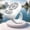 White, variant on Bluetooth Remote Control for Phone, Ring Style Wireless Shutter Selfie Taker, Abs Fingertip Page Turner for Video Tiktok, E-Reader, 50Mah, 10M Range