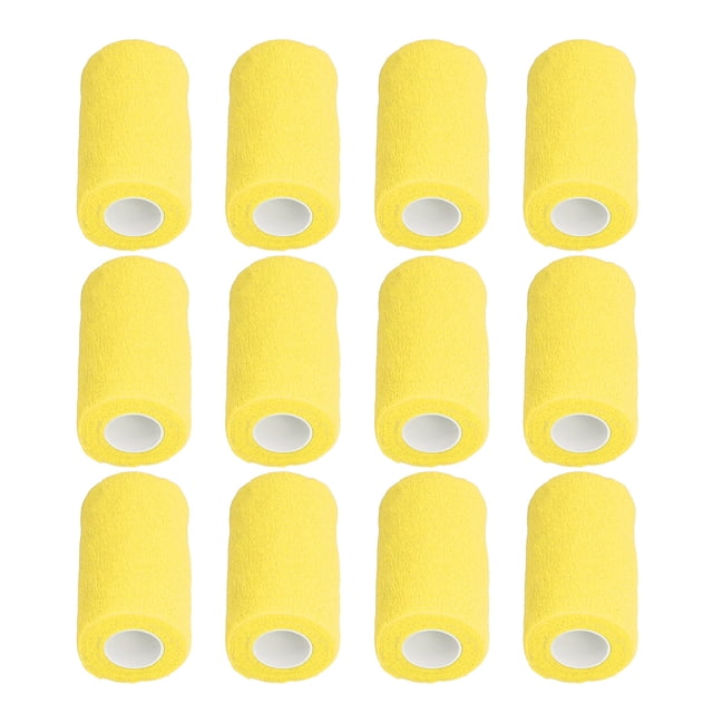 Nonwovens Wrap, Pet Vet Bandage Promote Healing Elastic 10cm For Farm Yellow