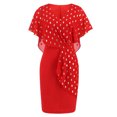 thumbnail image 4 of Birdeem Womens Summer Comfortable, Gentle, Flowering, Gold Plated Dotted Chiffon Dress, 4 of 8