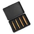 thumbnail image 1 of Broken Screw Extractor Drill Bit Set Easily HSS Bolt Extractor Screw Remover Demolition Tools for Broken Bolt Socket Screws - 3105C 4pcs, 1 of 10