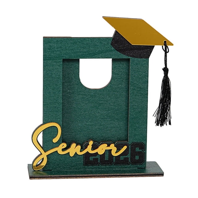 Photo Frame for Graduation The Stage Wooden Combo Desktop Display commemorative keepsake celebrating 2026 graduates for home or use