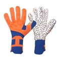 thumbnail image 1 of Goalkeeper Gloves in Bright Orange, Size 10 - Durable Latex and Polyester Material for Optimal Performance, 1 of 6