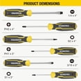 thumbnail image 3 of WorkPro 6-Piece Screwdriver Set, 3 of 5
