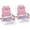 Rose, variante sur Patiojoy Lot de 2 Chaises de Plage Pliantes Type Sac à Dos, Chaises Inclinables d'Extérieur à 5 Positions avec Oreiller, Bleu Foncé