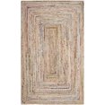 thumbnail image 2 of Aizza Trends Handmade Hand Braided Natural Jute and Cotton Floor Area Rug | Floor Carpet Rug | Floor Mat | Home Decore Rug, 2 of 5