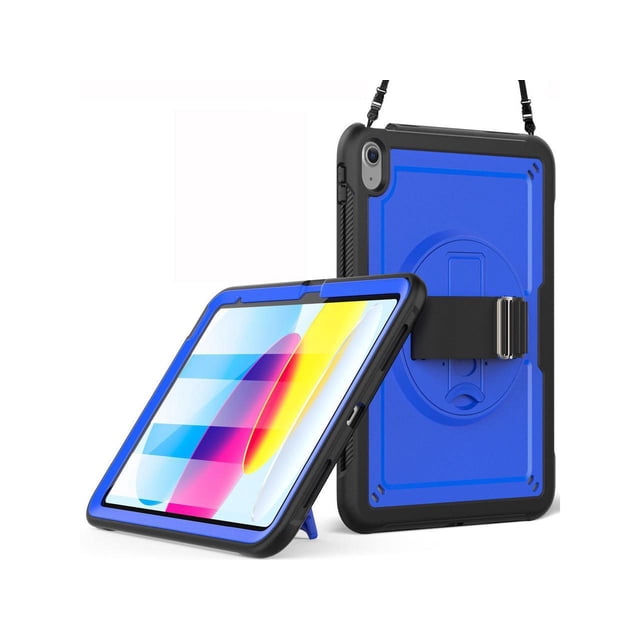 Case for iPad (A16) 11th Generation 11 Inch 2025, iPad 10th Generation 10.9 inch 2022 with Screen Protector, Foldable Stand, Pen Holder, Heavy Duty Shockproof Rugged Protective Cover