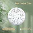 thumbnail image 4 of Amdohai 10 Inch Steel Tongue Drum 11 Notes Handpan Drum, 4 of 8