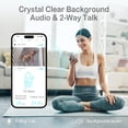 thumbnail image 4 of Sense-U Smart 2.5K Video Baby Monitor, Pan/Tilt, Person/Baby Crying/Motion Detection, 2-Way Talk, Night Vision, Background Audio, No Monthly Fee (Compatible with Smart Baby Monitor), 4 of 9