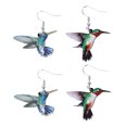 thumbnail image 4 of 2 Pairs Fashion Earrings Girl Ear Ring Bird Pattern Ear Drops Ear Accessory, 4 of 8