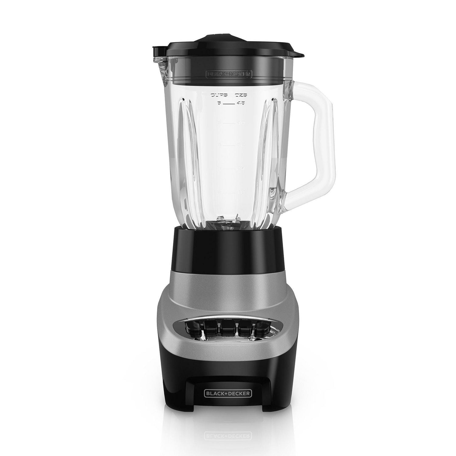 Black + Decker Power Crush Multi-Function Blender with 4-Tip Quad Pro Blade Technology