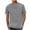 Grey, variant on cfhntfmh Mens Henley Shirts Solid Color Casual Button T-Shirts Stretch Summer Lightweigh Short Sleeve T-Shirt with Pocket S-3xl