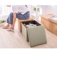 thumbnail image 4 of Coofit Tabouret de Rangement Pliable Cube de Rangement Polyvalent Repose-Pieds pour la Maison, 4 of 10