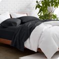 thumbnail image 1 of Bare Home Premium 1800 Collection 3-Piece Bed Sheet Set, Twin, Heathered Black, 1 of 8