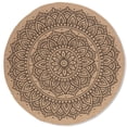 thumbnail image 1 of Erbanica Round Quick Dry Jute Look Indoor Outdoor Rug, 1 of 5