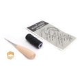 thumbnail image 4 of LHCER Leather Craft Awl,Leather Needle Set Waxed Thread Awl Thimble Kit For Sewing DIY Craft Stitching Repair,Leather Sewing Needle, 4 of 8