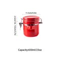 thumbnail image 3 of CUITING Coffee Canisters With Airtight Lids  Ceramic Containers With Lids  Cookie Jars With Lids Airtight Decorative-blue-650ml/23oz, 3 of 9