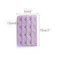 thumbnail image 3 of INSPIRE CHIC Rallonges de Soutien-Gorge pour Femmes 3 Rangées 4 Crochets Rallonges de Bretelles Multicolore-1 3 Rangées 4 Crochets 4 Pcs, 3 of 5