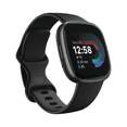 thumbnail image 1 of Open Box - Fitbit Versa 4 Fitness Smartwatch GPS Heart Rate Sleep Tracker - Black/Graphite, 1 of 4