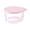 #-【Pink】| Glass Food Storage Containers, variant on Glass Bowl with Lid, Small Sealed Container for Savory Dishes and Dips Microwave Safe Boro-Silicate Glass Leak Proof Lunch Box for Office, Pink, JKODE
