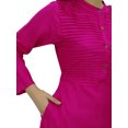 thumbnail image 2 of Bimba Robe Jilbab Unie à Manches Longues pour Femme, Col Mandarin, avec Poches, 2 of 8