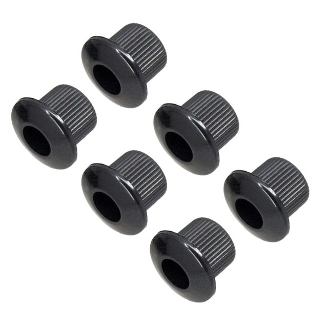 6 Pcs 10Mm Bushes Ferrules Nuts for Vintage Guitar Machine Heads Tuners