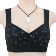 thumbnail image 4 of Women's Sexy Lace Front - Button Underwire Bra - Adjustable Shoulder Strap, Shaping Cup, Comfortable, Plus - Size Options, Hand Wash, 4 of 5