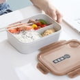 thumbnail image 1 of Dvkptbk Microwaveable Plastic Preservation Box Sealed Multi Compartment Bento Box Portable Student Lunch Box Lunch Box Dinner Pail Kitchen Storage & Organization Storage & Organization, 1 of 6