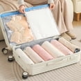 thumbnail image 1 of Cagogo under $5 Vacuum Storage Bag, Hand Rolled Vacuum Storage Bags,No Pump Compression Bags for Travel,Quilt Clothes Storage Organizer,Space Saving Storage Bags,Reusable Vacuum Sealed Bags, 1 of 6