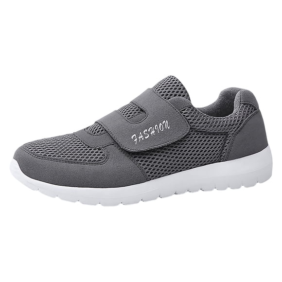 Kcodviy Men's 2025 New Hook Mens Go Walk Max 54601 Sneaker Loop Solid Color Fly Men's athletic Sneaker Woven Mesh Breathable Running Air 1 Low Sneaker Men Shoes