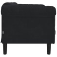 thumbnail image 3 of vidaXL Sofa 2-Seater Black Velvet, 3 of 5