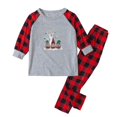 thumbnail image 4 of MASRIN Matching Pjs For Family Christmas Pajamas for Family Pjs Matching Set Family Christmas Pajamas Soft Xmas Pajamas Matching Sets Top Pants Christmas Hat Pjs, 4 of 6