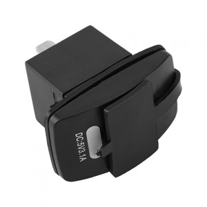 Voiture USB Chargeur, Étanche double USB Chargeur Imperméable Chargeur de Voiture Chargeur Adaptateur révolutionnaire