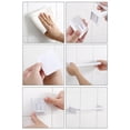 thumbnail image 2 of 12.2 Inch Towel Bar - Self-Adhesive Bathroom Towel Rack, No Drilling Required, White, 2 of 10