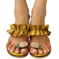 thumbnail image 4 of LSLJS Sandales d'Été pour Femmes Sandales Ananas pour Dames Sandales de Plage à entre-Doigt Pantoufles Boho Décontractées Chaussures de Plage, Pantoufles pour Femmes, 4 of 8