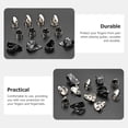 thumbnail image 4 of 12 Pcs Bagues de Doigt et Pouce Réglables Ensemble Métal Premiers Doigts pour Guitare, 4 of 8