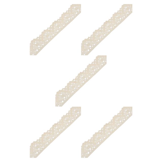 Youkk 1 Roll Lace Craft Ribbon Exquisite Useful Charming Stylish DIY Craft Sewing Accessory Clothes Supplies Lace Trim Type11 5Set