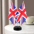 thumbnail image 4 of Mini Flag Holder Stand for Small Flags Office Outdoor Use Black Plastic 8-hole, 4 of 9