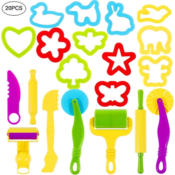 BEIIEB 33 moules à pâte à Modeler, Outils à pâte d'argile, Jouets