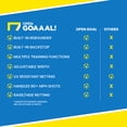 thumbnail image 2 of Open Goaaal JX-OGFL2 Soccer Practice Net Rebounder Backstop with Goal, Large, 2 of 9