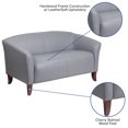 thumbnail image 2 of HERCULES Imperial Series White Leather Loveseat, 2 of 9