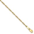 thumbnail image 1 of 10K Yellow Gold 1.85mm Singapore Chain, 1 of 2