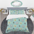 thumbnail image 2 of Designart 'Porch & Den Cason 1950 Mid-Century Pattern Duvet Cover Set, 2 of 4