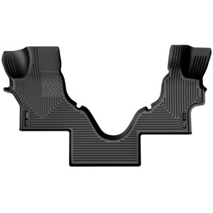 Husky Liner Floor Liner 18791 WeatherBeater; Molded Fit; Raised Ridge; Black; TPO Thermoplastic Olefin; 1 Piece