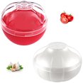thumbnail image 1 of CHOK Onion Garlic Keeper Set  Clear Lid Reusable Refrigerator Food Shape Container Saver for Full Leftover Onion Garlic, 1 of 6