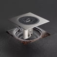 thumbnail image 3 of Stainless Steel Floor Drain Core - Odor Eliminator. Universal Fit for Bathroom, Balcony. Easy to Install, Durable Design, 3 of 6