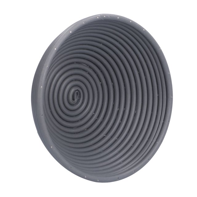 Bread Proofing Basket, Safe Bread Fermentation Basket Innovative Shape Washable For Friends For Home For Family For Bakery Dark Gray Round 20x8cm